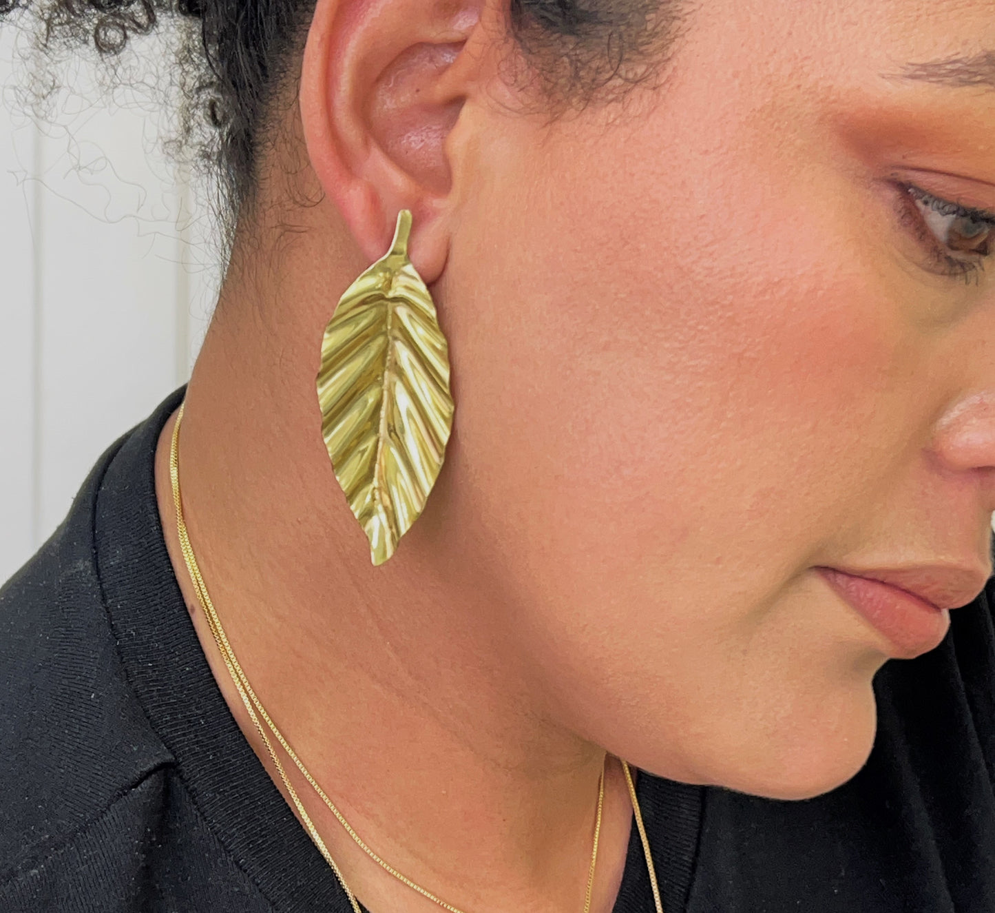 Aretes Hoja