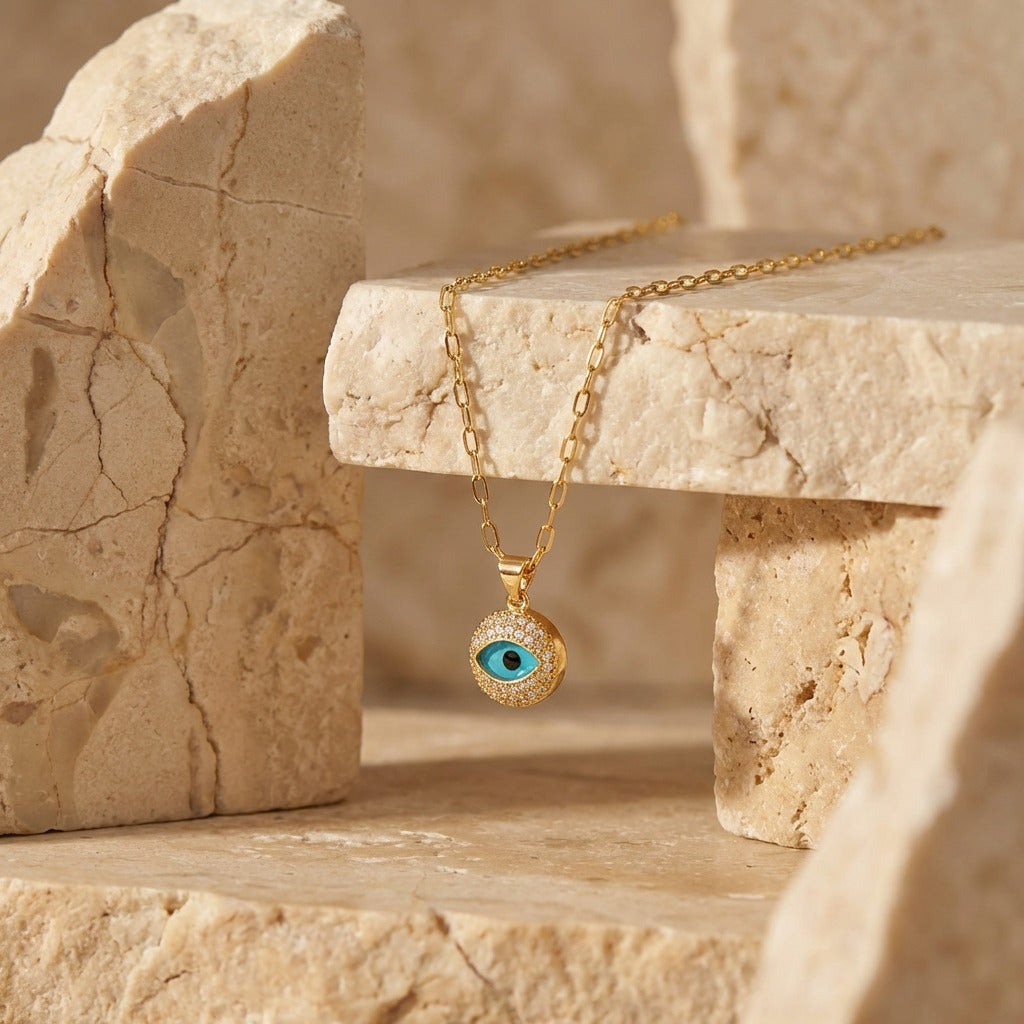 Cadena larga de Ojo Turco