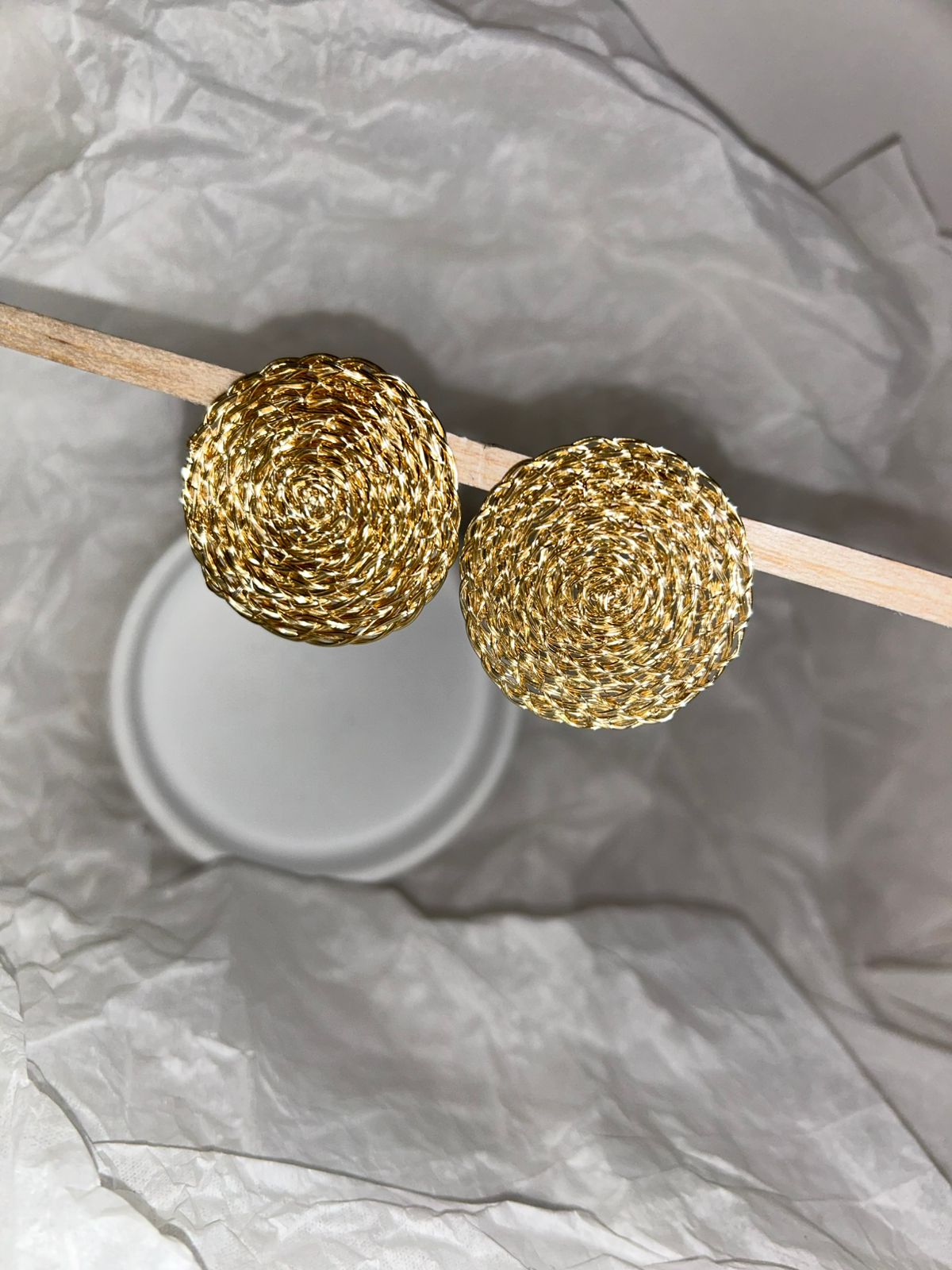 Aretes Trenzados Cortos