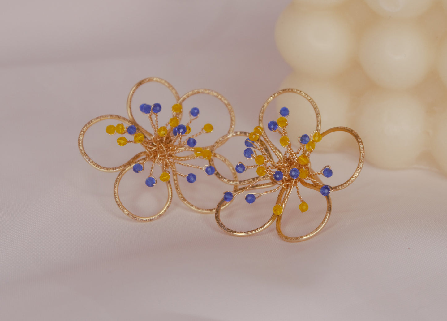 Aretes Flor pistilos