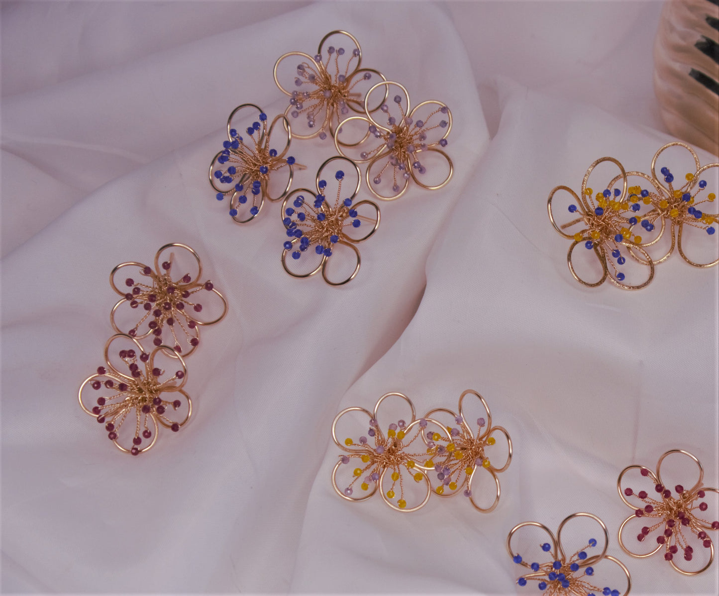 Aretes Flor pistilos