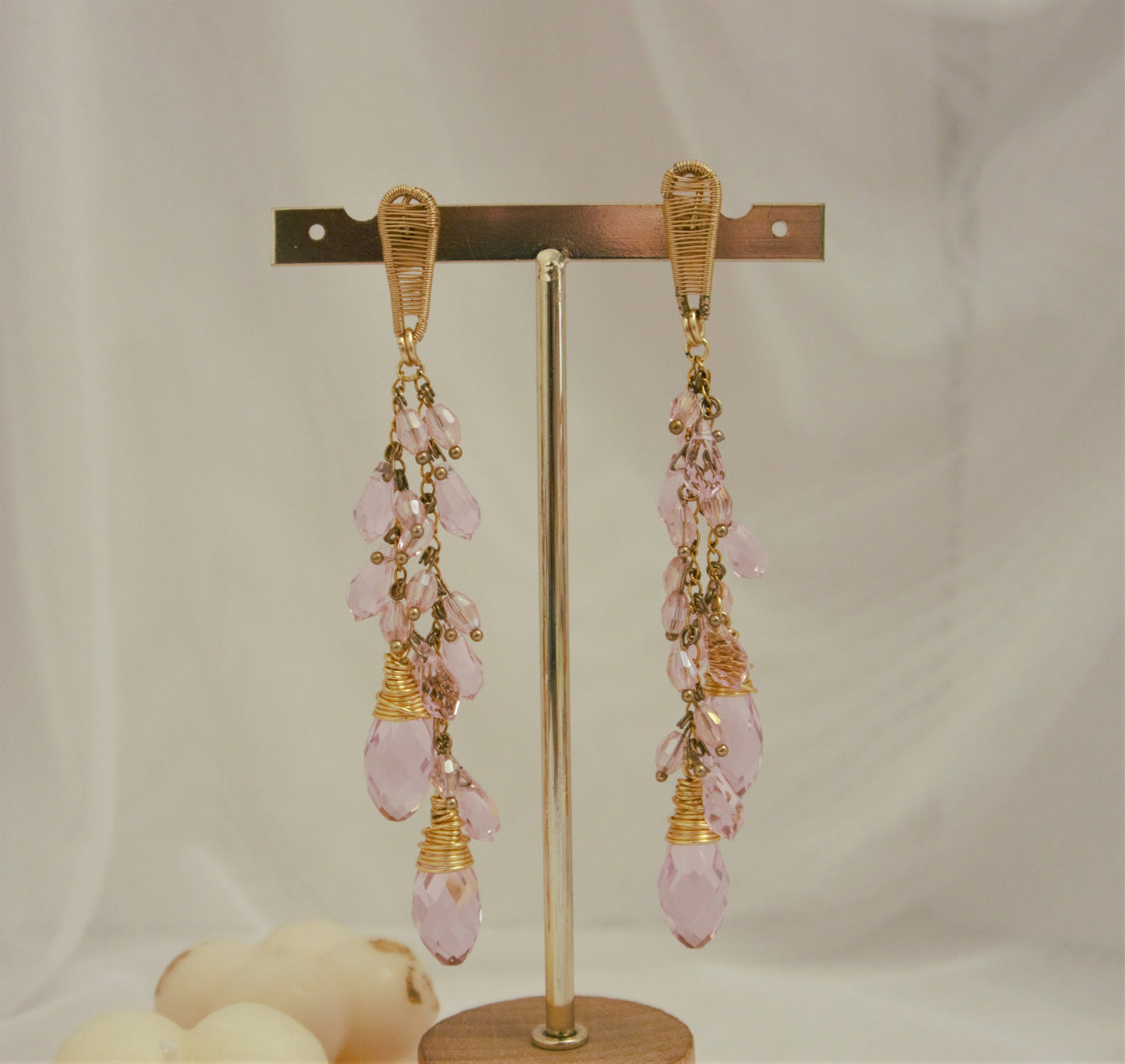 Aretes largos Cascada