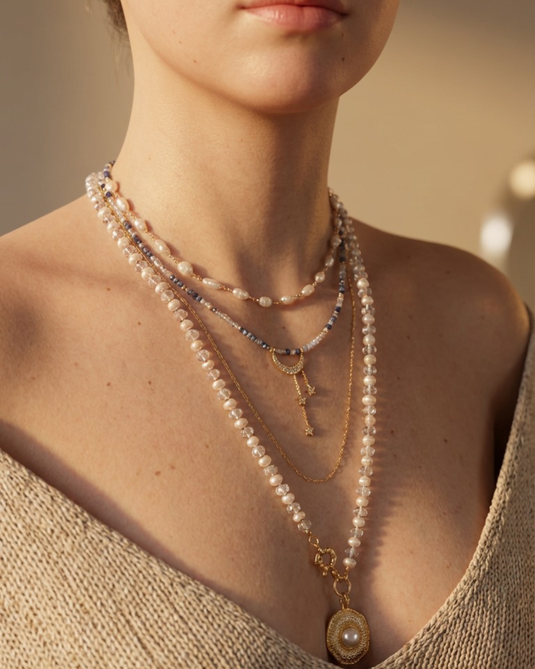 Collares de cristales