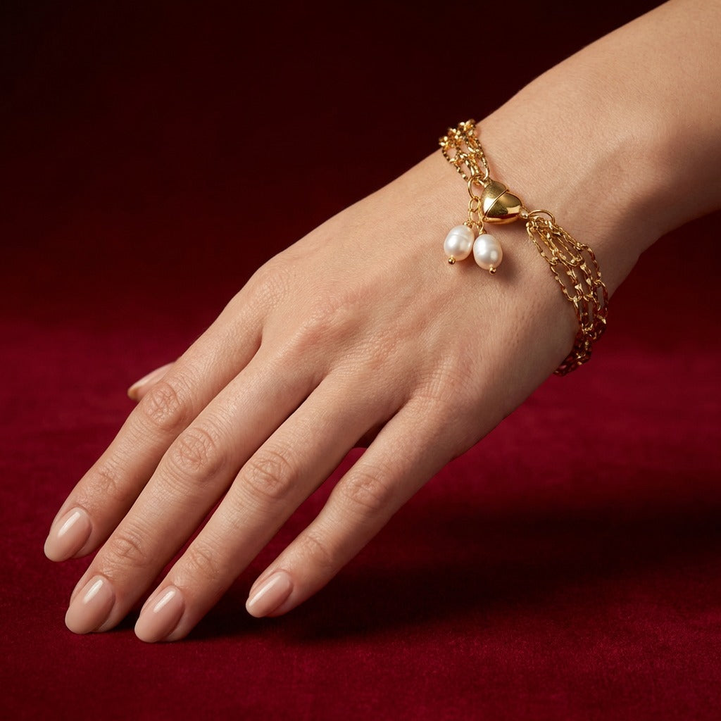 Pulsera LOVE Perlas