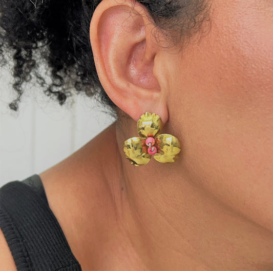 Aretes Orquideas