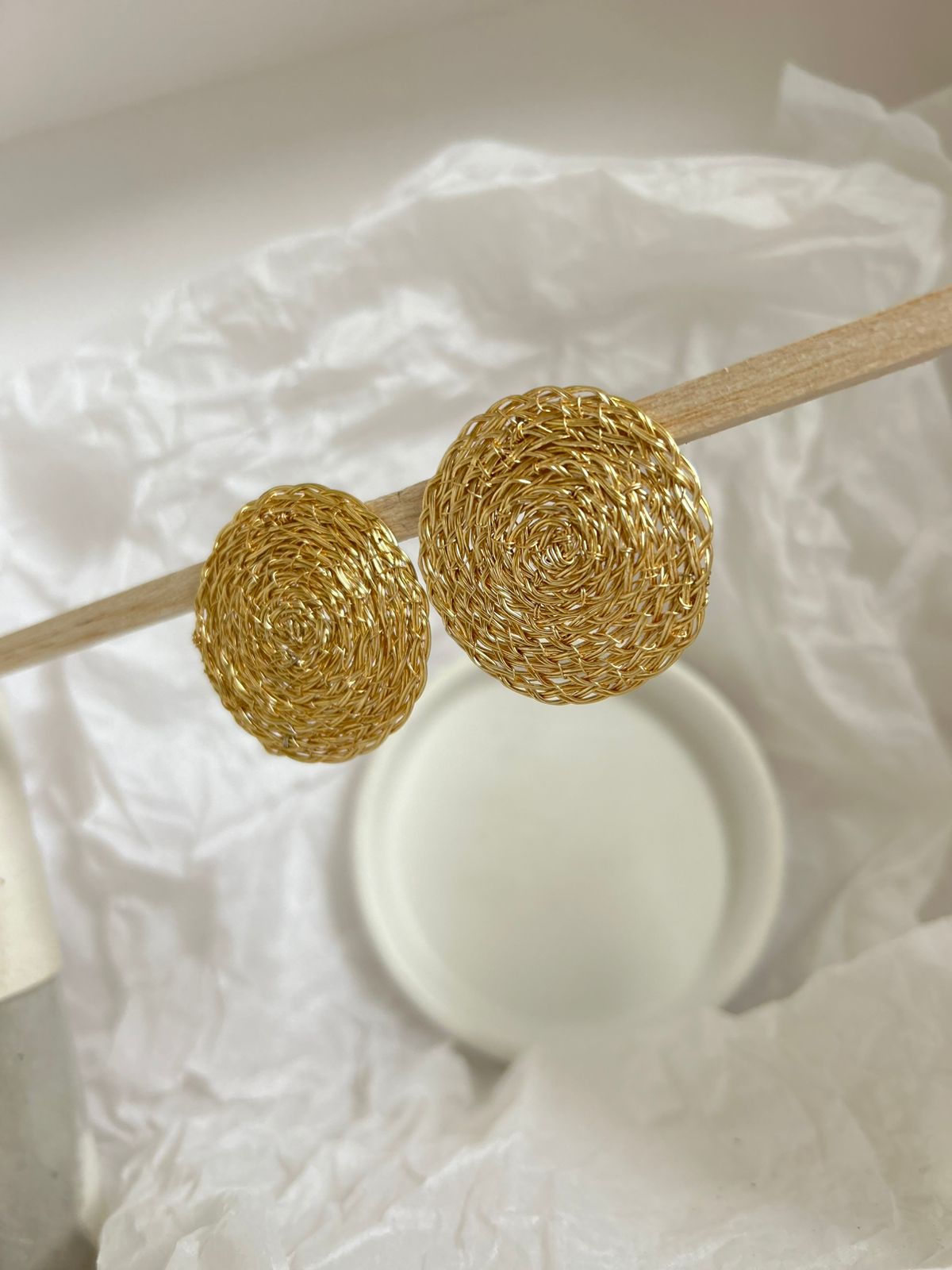 Aretes Trenzados Cortos