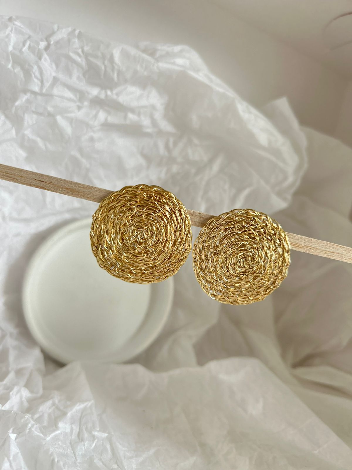 Aretes Trenzados Cortos