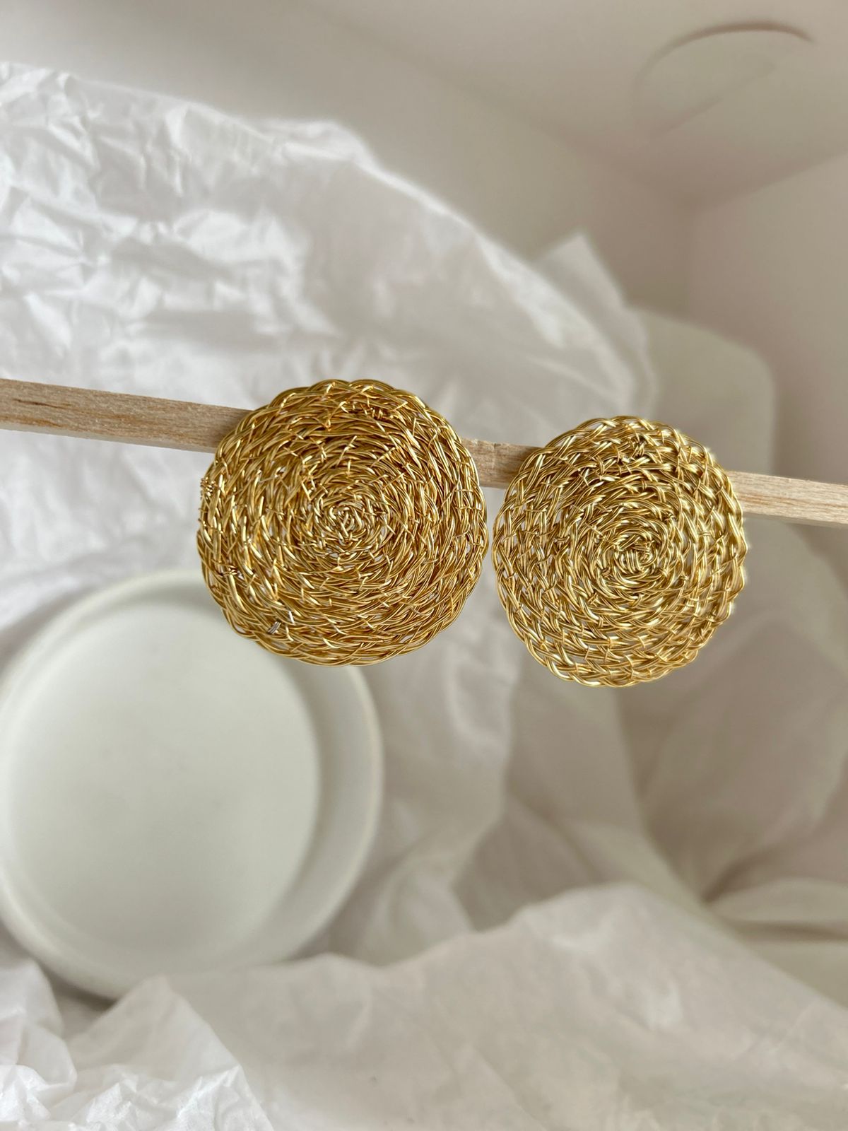 Aretes Trenzados Cortos